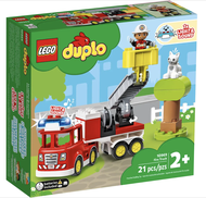 Lego 10903 10969 10970 Duplo Fire Station Fire Engine Fire Station & Helicopter เลโก้ สถานีตำรวจดับเ