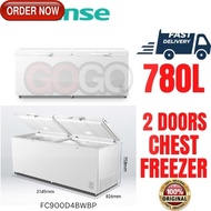 GG( FREE SHIPPING) Hisense FC900D4BWBP 780L Chest Freezer