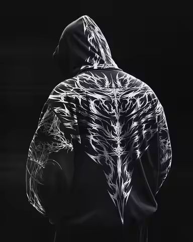 02-American street style BD Sports fitness loose plus size printed terry cloth hooded sweatshirt