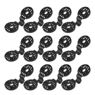40 Pcs Clip Garden Tools Greenhouse Shade Cloth Fix Clamp Plastic Grommet Fence Netting Installation Hook