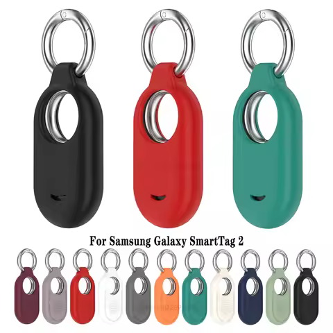 For SmartTag 2 Case Portable Protector Case For Samsung Galaxy SmartTag 2 Tracker Soft Silicone Prot