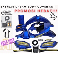EX5/EX5 Dream Body Cover Set Cover Set (Siap Tampal Sticker) + Free Gift