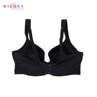 WIENNA เสื้อชั้นใน New Collection  Point Spacer DB61421 มีโครง แบบเรียบ (BCDE34-36) สีเนื้อ สีดำ Tul