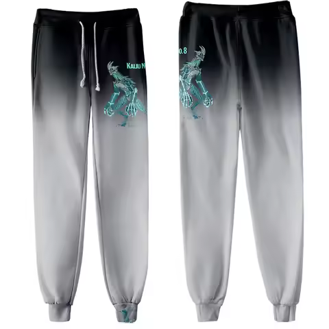 Anime Kaiju No. 8 3D Casual Pants Men Fitness Workout Pants Sweatpants Smalls Trousers Jogger Pants