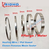 Heating wire 2mm 3mm 5mm 8mm 10mm wire plate sealer Heating element