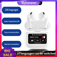 144 Languages Intelligent Translate Earbuds Bluetooth-Compatible 5.4 AI Translator Earbuds 99% Accur