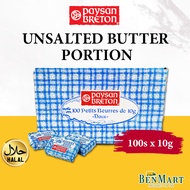 [BenMart Chill] Paysan Breton Mini Portion Unsalted Butter 10g 100pieces - Halal - France - Spread/B
