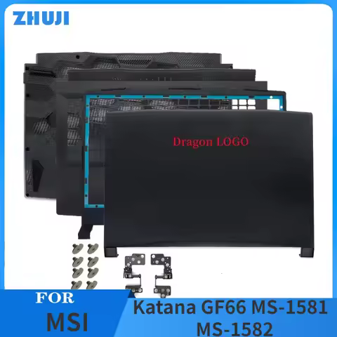 NEW Laptop Frame LCD Back Cover/Front Frame/Hinges/Palmrest/Bottom Case HDD Bracket For MSI Katana G