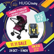 HUGO BABY COMBO SALES SICURO CAR SEAT AND LLAVANO STROLLER