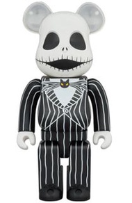 BE@RBRICK Jack Skellington 400%&100%