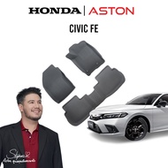 [แถมปั้มลม] HONDA CIVIC FE พรมปูพื้นรถยนต์ ASTON พรมรถยนต์เข้ารูป สำหรับรุ่น CIVIC FE (2022 - 2026)