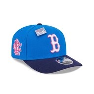 (gorra.my)NEW ERA X BIG LEAGUE CHEW BOSTON RED SOX NAVY VISOR MED BLUE 9SEVENTY STRETCH SNAP CAP