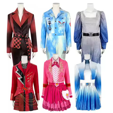 Movie Wicked Cosplay Wonderland Diuguise Costume Chloe Charming Cosplay Costume Jumpsuits Dress for 