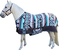 1200D Horse Turnout Waterproof Heavy-Weight Winter Blanket Serape 5B107