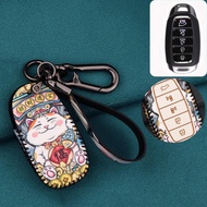 5 buttons Luxury key case for Hyundai Custin 2023 2024 Hyundai Custin key case