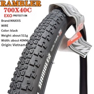 【Free shipping】MAXXIS RAMBLER 700x40C 700x45C/50C Bicycle Tire CROSS-ROAD TYRE Tubeless Ready