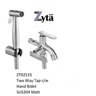 Zyta ZT92515 Two Way Tap C/W Hand Bidet SUS304 Matt Finished