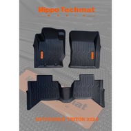 ALL-NEW!! MITSUBISHI TRITON 2024 to 2025 Hippo Techmat Basic Deep Dish V2 ( Triton accessories ) ( S