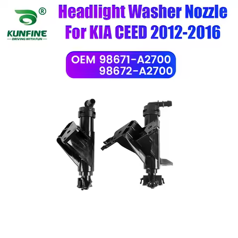 Car Headlight Front Bumper Washer Spray Nozzle Jet Headlamp Pump Cover For KIA CEED 2012-2016 98671-