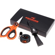 KastKing Fishing Line Scissors  Braided Line Cutters  w/Sheath   Super Sharp 3CR13 Japanese Stainles