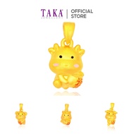 TAKA Jewellery 999 Pure Gold Zodiac Pendant