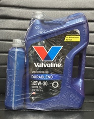 Valvoline Durablend เบนซิน กึ่งสังเคราะห์ 5W-30 (มี 3 ขนาดให้เลือก 1ลิตร 4ลิตรและ 5ลิตร)