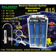 800GPD#15 /5Stage RO Water (Reverse Osmosis +DI Resin Deionization System)Freshwater Aquarium use 10