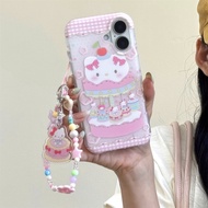 For iphone Case 16 Pro Max 15 Pro Max 14 Pro Max Cake Carousel Kitty phone case
