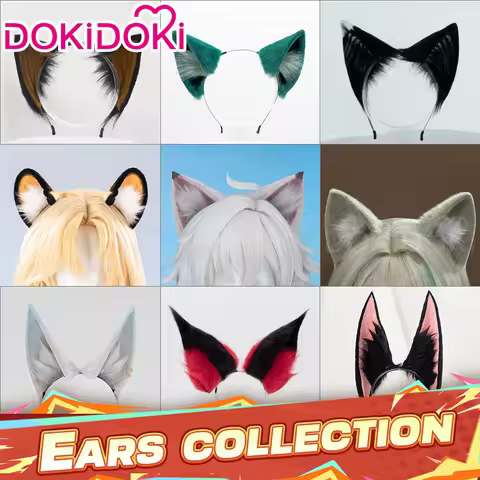 IN STOCK Xilonen Feixiao Von Lycaon Alastor Maomao Seth Tighnari Ears Cosplay DokiDoki Ears Cosplay 
