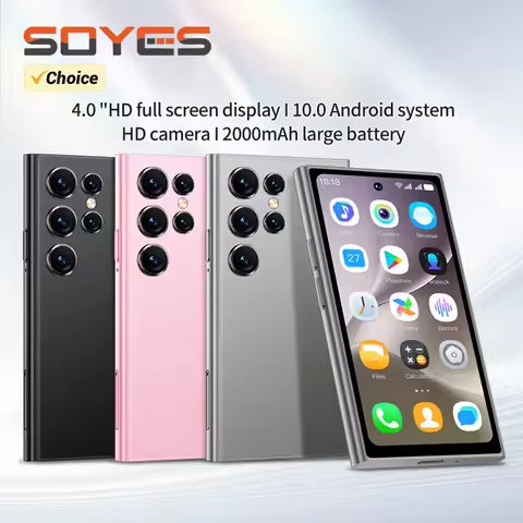 SOYES S25 Pro 4.0" Mini Smartphone 2GB RAM 16GB ROM Android10.0 Face Recognition Unlock 2000mAh 3G N