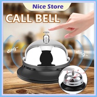 NICE Stainless Steel Service Call Bell Kitchen Hotel Bell Restaurant Bar Service Bell Silver