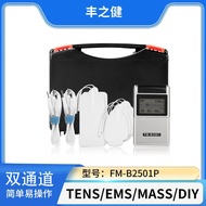 FDA510K Adjustable Frequency TENS Low Frequency Pulse Physiotherapy Device EMS Dual Channel Back Mas
