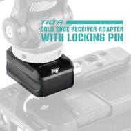 TILTA TA-CSR2-B Cold Shoe Receiver Adapter with Locking Pin - Black