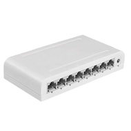 Gigabit Data Switch,Network Hub,Desktop Ethernet Splitter,Plug &amp; Play Shielded Ports Fanless Quiet