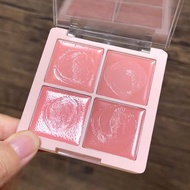 Blusher/Powder Blusher/Water Gloss Blusher God of Atmosphere Korean Four-Color Blusher Cream Mud Wat