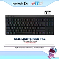 Logitech G Wireless Keyboard Low Profile G515 LIGHTSPEED TKL for High-Performance Gaming 1.3mm Actua