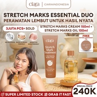 Ciara Stretch Mark Treatment & Skin Elasticity Booster Cream X Stretchmarks Treatment Oil X Deodoran