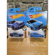 Hot Wheels 2016 Forza Camaro SS and Ford Focus Lot of 2