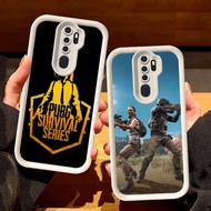 White Casing for OPPO Reno A37 A83 A9 F11 2F A39 A5 2020 2Z Pro S44 PUBG Game
