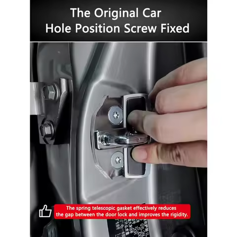 Sp-Car TRD Door Lock Buckle Upgraded Stabilizer Cover Latches Stopper For-Lexus-Toyota Series Elimin