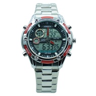 "ORIGINAL" Joefox 1313G Fashion Watch for mens/Mens Watch/Jam Tangan Lelaki Dual Display Red dail