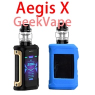 Geekvape Aegis X Silicone Texture Skin Case Protective Rubber Soft Cover Shield Sleeve Wrap