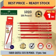 FABER-CASTELL 1323-2B PENCIL-1 BOX/ Faber Castell 2B Pencil /2B PENCIL/#1323