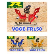 RAPIDO Racing Footrest VOGE FR150 / Single Footrest Tapak Kaki Pijak Accessories Motor FR 150 VOGE15