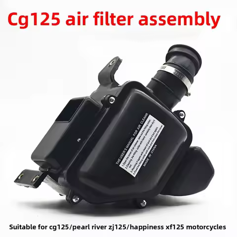 Motorcycle CG125 Air Filter Kit XF125 ZJ125 Intake System Filter Core Acc F5 ZQ RZ BAKAZAI Motorcycl