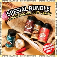 SPORTS SOLUTIONS Prime X CHOPCHOP Special Bundle Nusantara Mix Rub - Margali Satay, Rendang, Sambal 