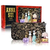 ANNA SUI 安娜蘇典藏風華迷你小香禮盒 4ml×5 附贈小包包