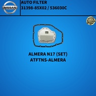 AUTO FILTER NISSAN (536030C) ALMERA N17 (SET) ATFTNS-ALMERA (31398-85X02)