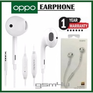 🔥ORIGINAL QUALITY OPPO RENO 2 2F 3 5 6 A17 A16 A98 A97 A96 A94 A74 A77S HALF EAR Headset MH150 3.5MM HiRes Bass EARPHONE