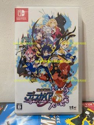 《今日快閃價》（中古二手）日版 Switch NS遊戲 魔界戰記5 / Makai Senki 5 / Disgaea 5 中英日文版